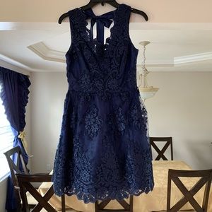 Navy Lace Formal Dress from Dillard’s